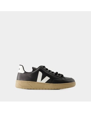 V-12 Sneakers - Veja - Leer - Zwart/Wit