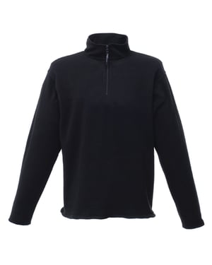 Regatta Mens Micro Zip Neck Fleece Top (Svart)