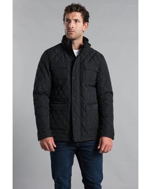 Black Diamond Quilted Jacket