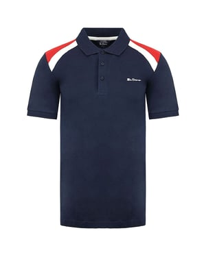 Ben Sherman Logo Mens Navy Polo Shirt