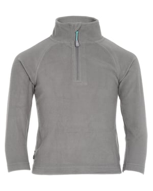 Warm Girls Zip Micro Fleece Dove Grey