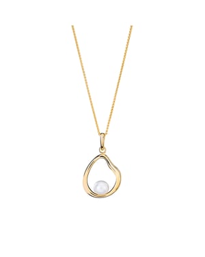 Orphelia 'Baptiste' Dames 925 Sterling Zilveren Ketting met Hanger - Goud ZH-7507/G