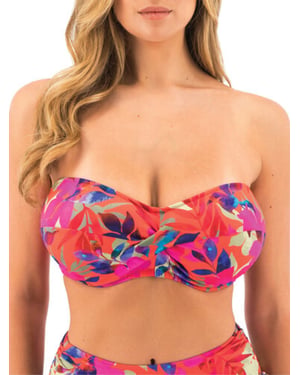 Playa Del Carmen Twist Bandeau Bikini Top