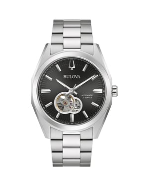 Bulova Surveyor Men's Silver Watch 96A270