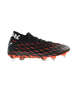 Puma Future 6.1 Netfit MxSG Heren Zwart/Oranje Voetbalschoenen