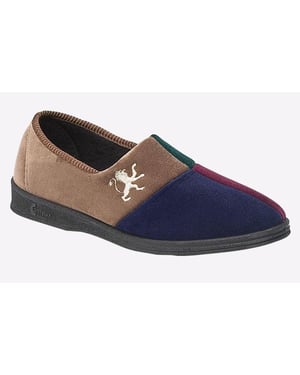 Comfylux Harlequin Slippers Mens