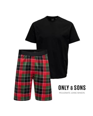 Mens Only & Sons Gift Box Pyjamas Loungewear Set