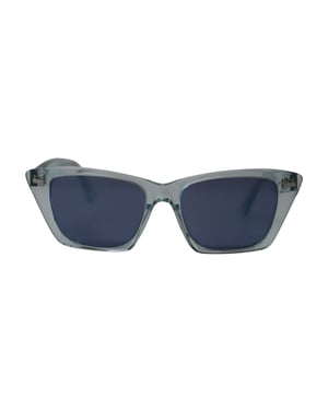 Acne Studios Ingridh Cat Eye Sunglasses in Light Blue Acetate