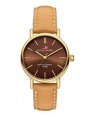 River Woods Oswego dameshorloge Bruin RW340016