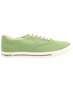 Seavees Hermosa Surfwash Herr Grön Plimsoll