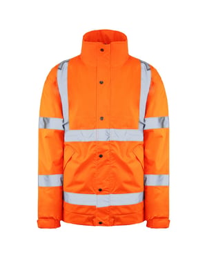 Dickies Hoge Zichtbaarheid Heren Oranje Reflecterend Bomberjack