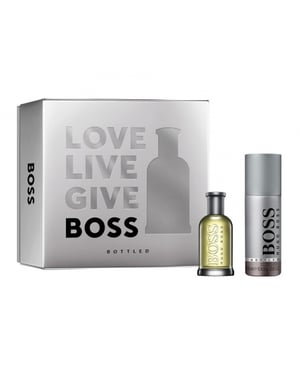 Hugo Boss Bottled Eau De Toilette 50ml + Deodorant Spray 150ml Gift Set