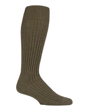 Mens Long Knee High Wool Military Action Army Style Socks for Boots