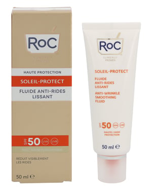 ROC Soleil-Protect Anti-Wrinkle Smoothing Fluid SPF50+50 ml.