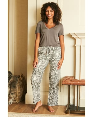 Charcoal Grey Supersoft Jersey Pyjama T Shirt