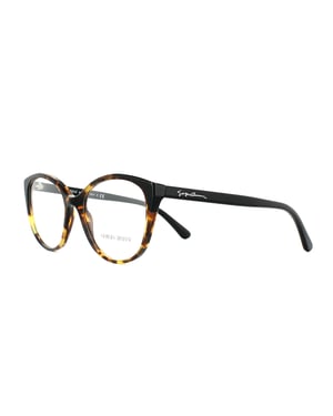 Giorgio Armani Glasses Frames AR7138 5584 Yellow Havana and Black 52mm Womens