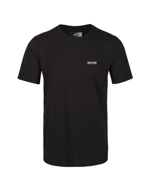 Regatta Mens Tait Lightweight Active T-Shirt (Black)