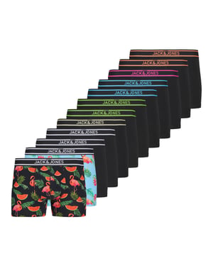 Jack & Jones Onderbroeken 12-Pack Boxers Jacwatermelon Multi