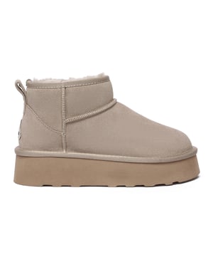 EVER AU Women Heron Ultra Mini Platform Boots