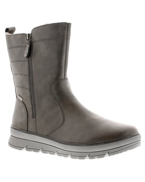 Jana Womens Boots Jessa Zip Fastening graphite
