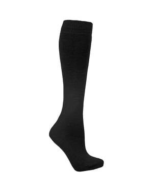 Trespass Adults Unisex Tubular Luxury Wool Blend Ski Tube Socks (Black)