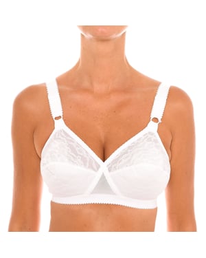 P0165 women's non-wired and non-padded lace bra for natural bust support