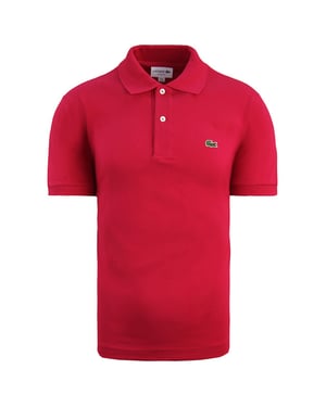 Lacoste Classic Fit rosa polotröja för herrar
