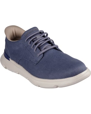 Skechers 205352 blu heren instappers sportief