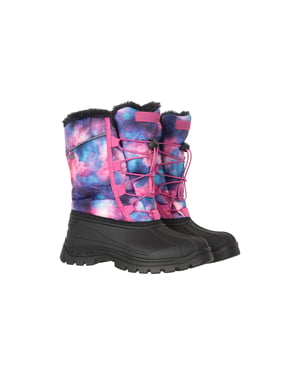 Mountain Warehouse Kinderen/Kinderen Whistler Adaptive Stars Sneeuwschoenen (Donkerpaars)