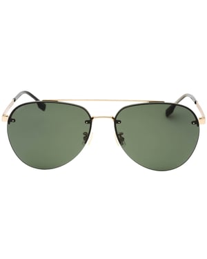 Hugo Boss Green Len Matte Gold Sunglasses