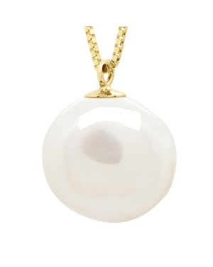Halsband Äkta odlad sötvattenspärla Barock 12-13 mm