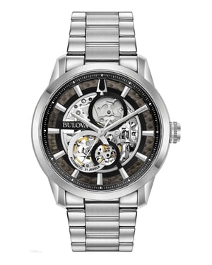 Bulova Sutton Automatic Men's Silver Watch 96A208