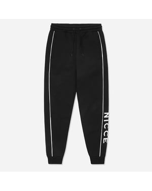 Nicce Graphic Logo Stretch Waist Black Mens Track Pants 211 1 04 06 0001