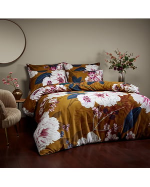 200 Thread Count Kyoto Garden Secrets Piped Rim Duvet Cover Set