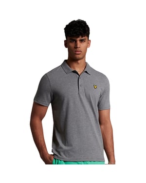 Lyle & Scott Sports Short Sleeve Polo Shirt in Grey