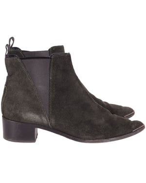Acne Studios Jensen Ankle Boots in Black Suede
