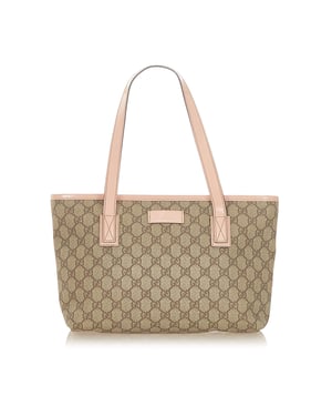 Vintage Gucci GG Supreme Tote Bag Brown