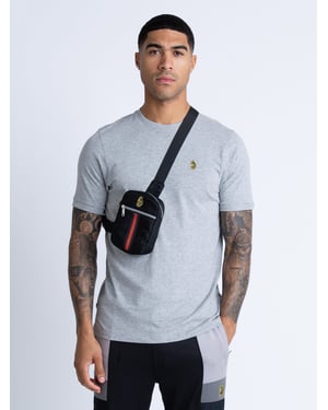 Luke 1977 Men's Euston Cross Body Bag in Black