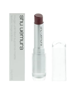 Shu Uemura Rouge Unlimited Supreme Matte WN285 Wine Lipstick Gloss 3.4g