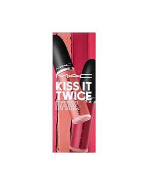 MAC Kiss It Twice Powder Kiss Liquid Duo Best Sellers 5ml