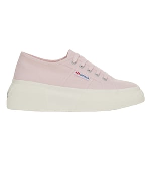 Superga Dames/Dames 2287 Bubble Trainers (Roze Ish/Avorio)