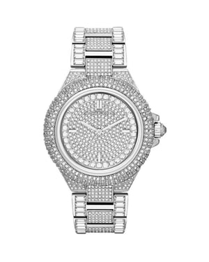 Michael Kors MK5869 Camile Glitz Zilver Dames Horloge