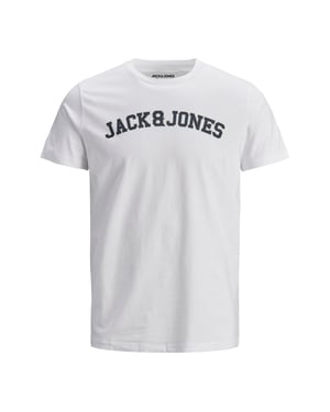 JACK&JONES Men's Logo casual t-shirt, crew neck, cotton, short sleeve