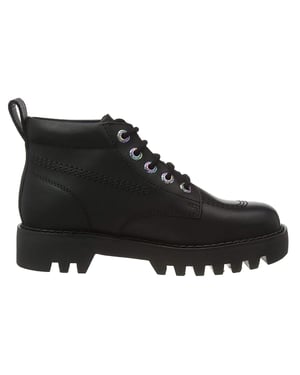 Kickers Kizziie Hogere Dames Zwart Laarzen