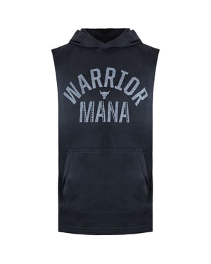 Under Armour Project Rock Kids Hoodie i svart fleece