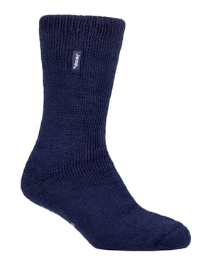 Mens Thermal Boot Socks for Winter | Jeep | Warm Heavy Duty Socks | Ideal for Hiking - Navy