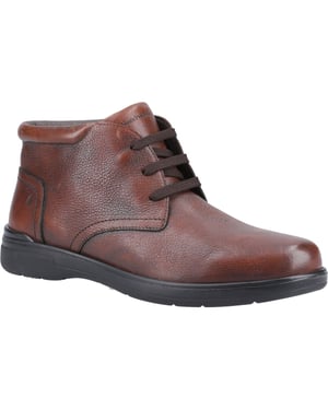Hush Puppies Malcolm Leder Heren Bruin Laarzen