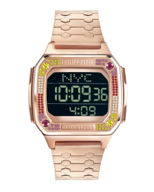 Philipp Plein Hyper $hock Unisex's Rose Gold Watch PWHAA0821