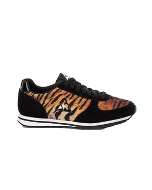 Le Coq Sportif Bolivar Tiger Dames Zwart/Bruin Trainers