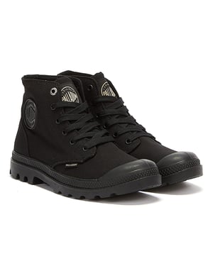 Palladium Pampa Hi Mono Chroom Zwart Laarzen